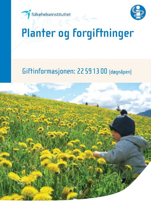 Forside for brosjyre om planter og forgiftninger