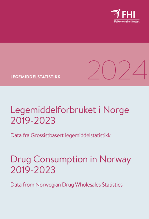 Forside til rapporten Legemiddelforbruket i Norge 2019 til 2023