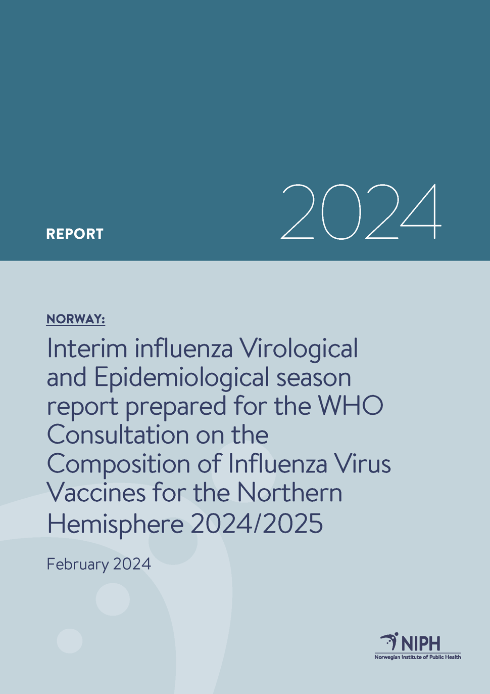 Interim influenza Virological and Epidemiological season report