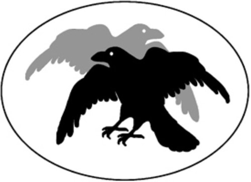 logo som viser to ravner