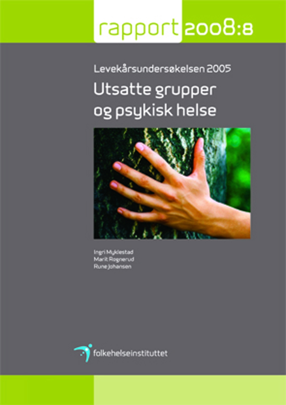 Rapportomslag Rapport 2008:8 
