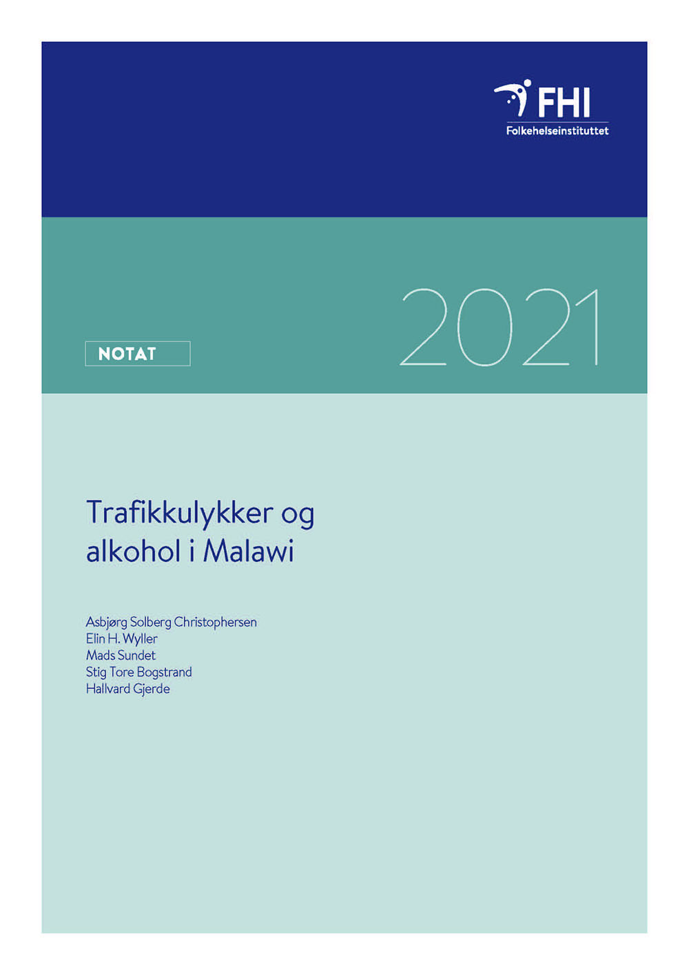 Trafikkulykker Og Alkohol I Malawi - FHI